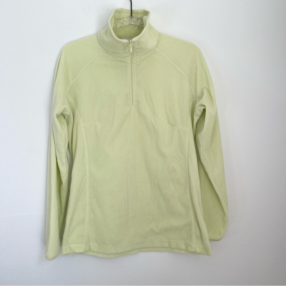 Columbia Long Sleeve Lightweight Women’s 1/2 Zip Turtleneck Fleece Sweater Sz L
